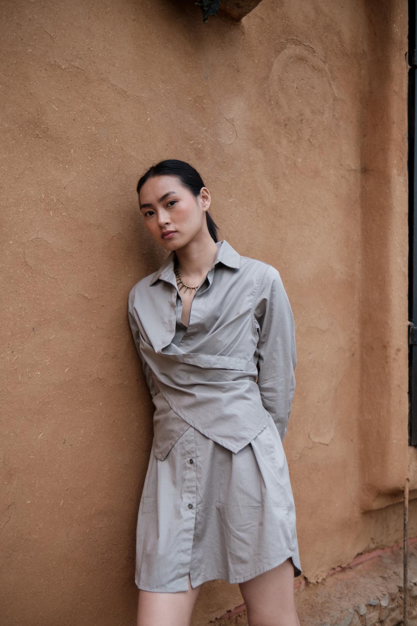 Seattle Wrap Shirt Dress - CiceroniDressesThe Terra Tribe