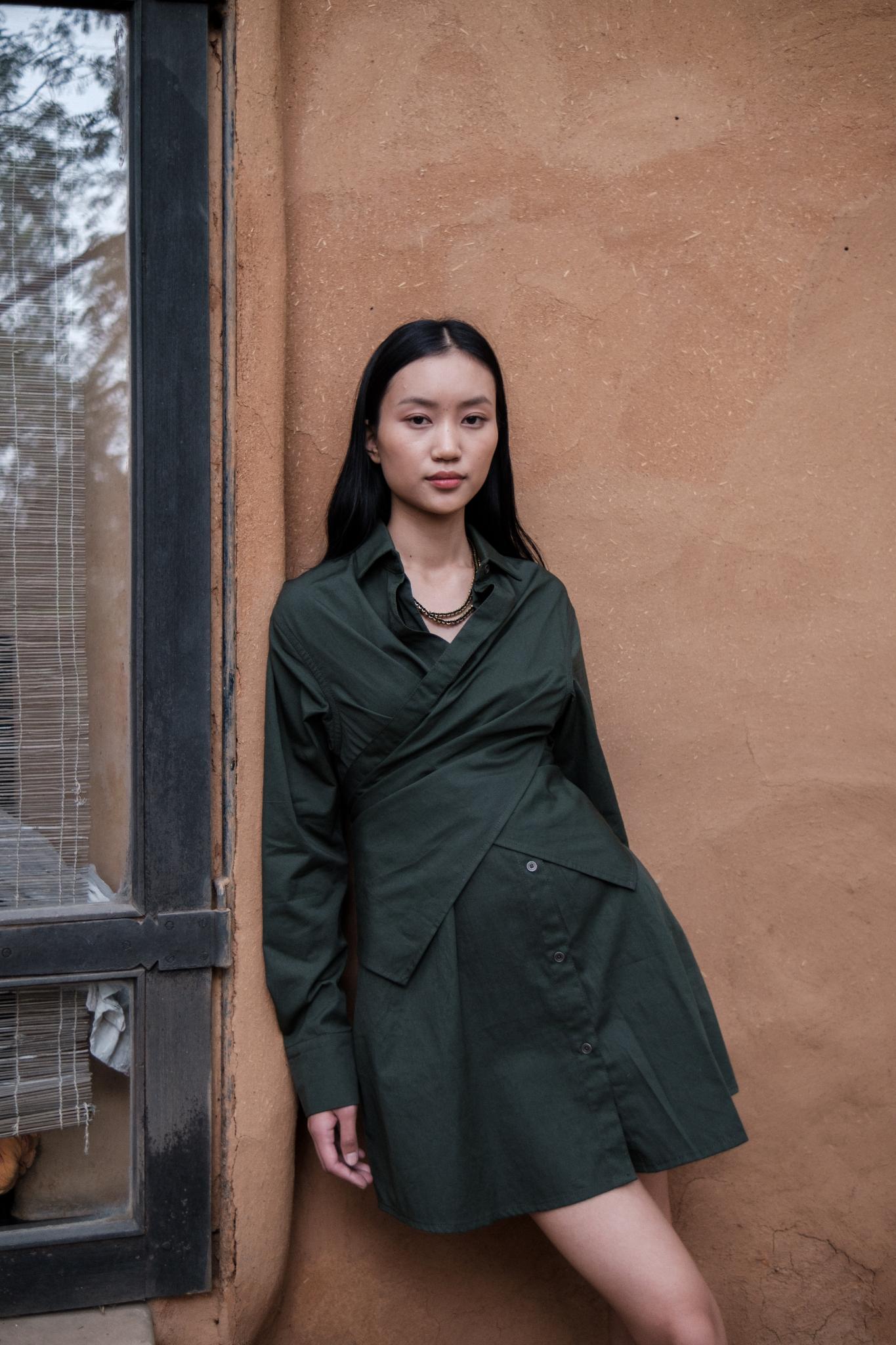 Seattle Wrap Shirt Dress - CiceroniDressesThe Terra Tribe