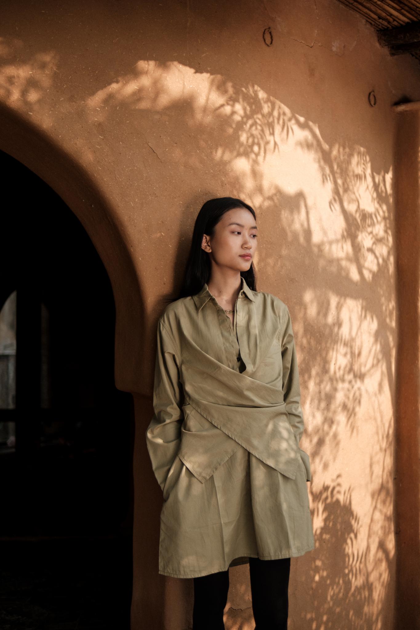 Seattle Wrap Shirt Dress - CiceroniDressesThe Terra Tribe