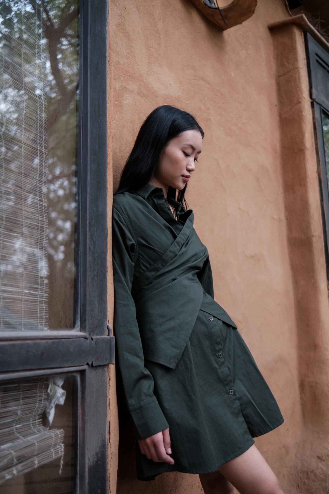 Seattle Wrap Shirt Dress - CiceroniDressesThe Terra Tribe