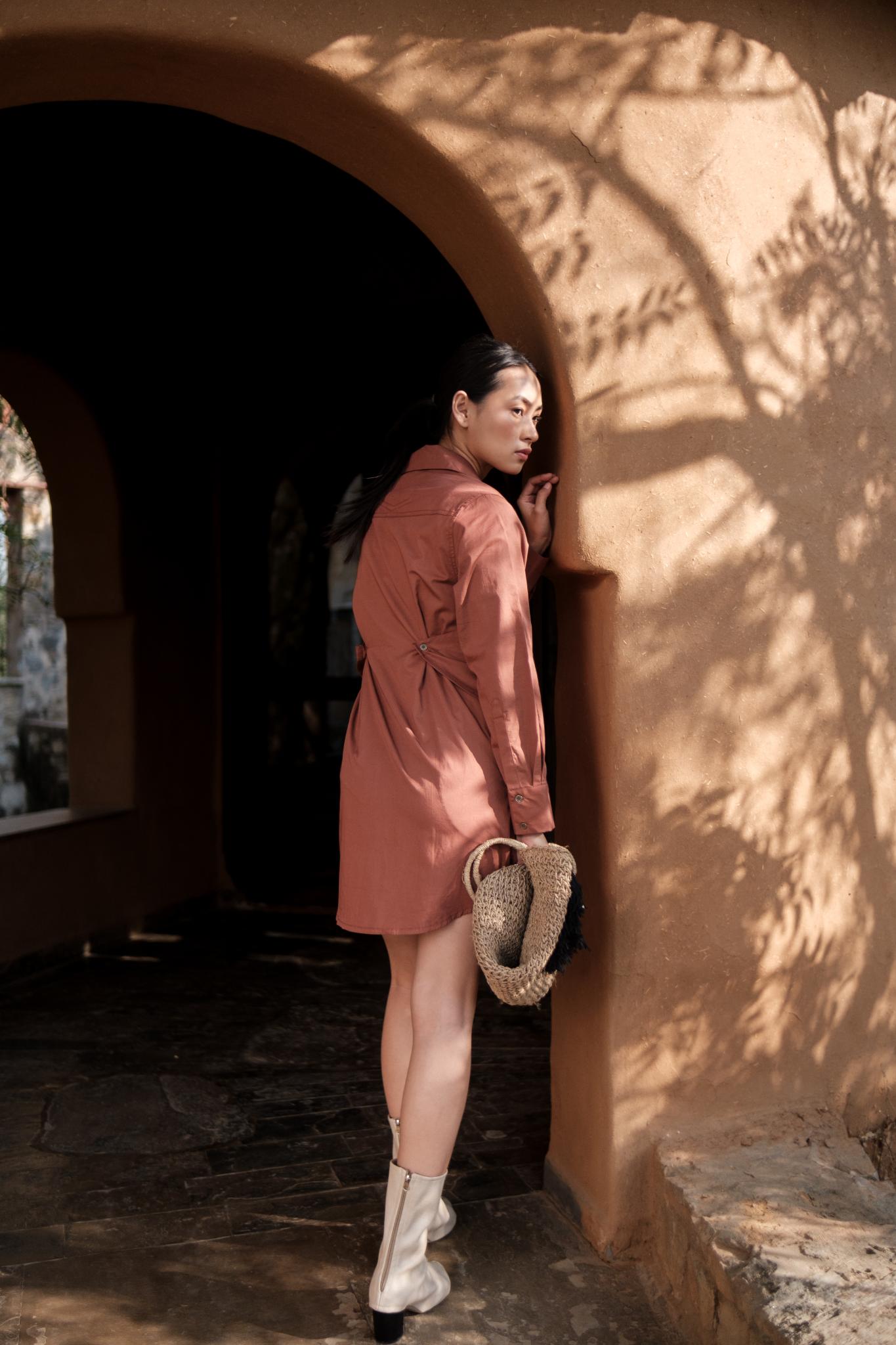 Seattle Wrap Shirt Dress - CiceroniDressesThe Terra Tribe