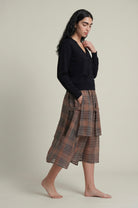 Second Thought Skirt - Peppercorn Weave - CiceroniSkirtsPaeony