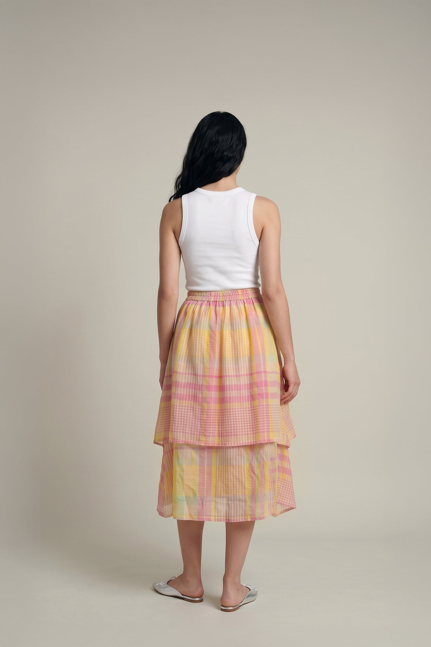 Second Thought Skirt - Sorbet Weave - CiceroniSkirtsPaeony