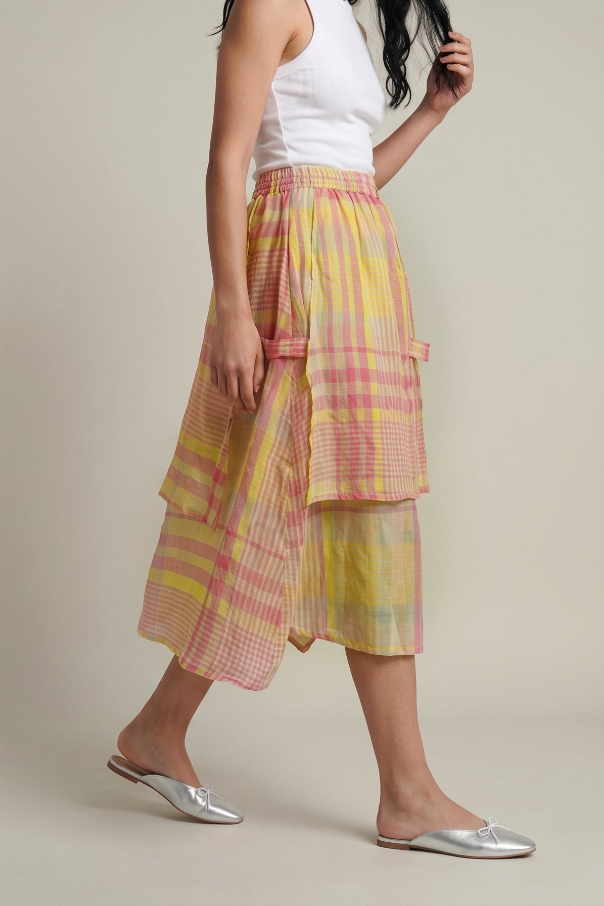 Second Thought Skirt - Sorbet Weave - CiceroniSkirtsPaeony