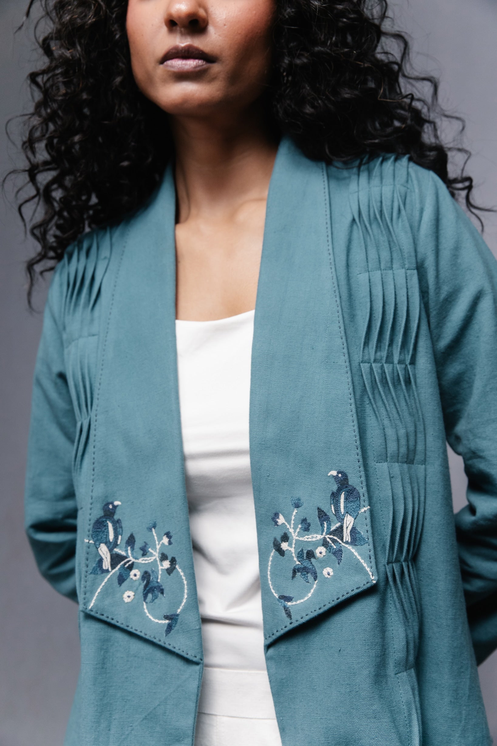 Selvage Jacket Set Blue - CiceroniCo-ord SetSubbah