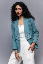 Selvage Jacket Set Blue - CiceroniCo-ord SetSubbah