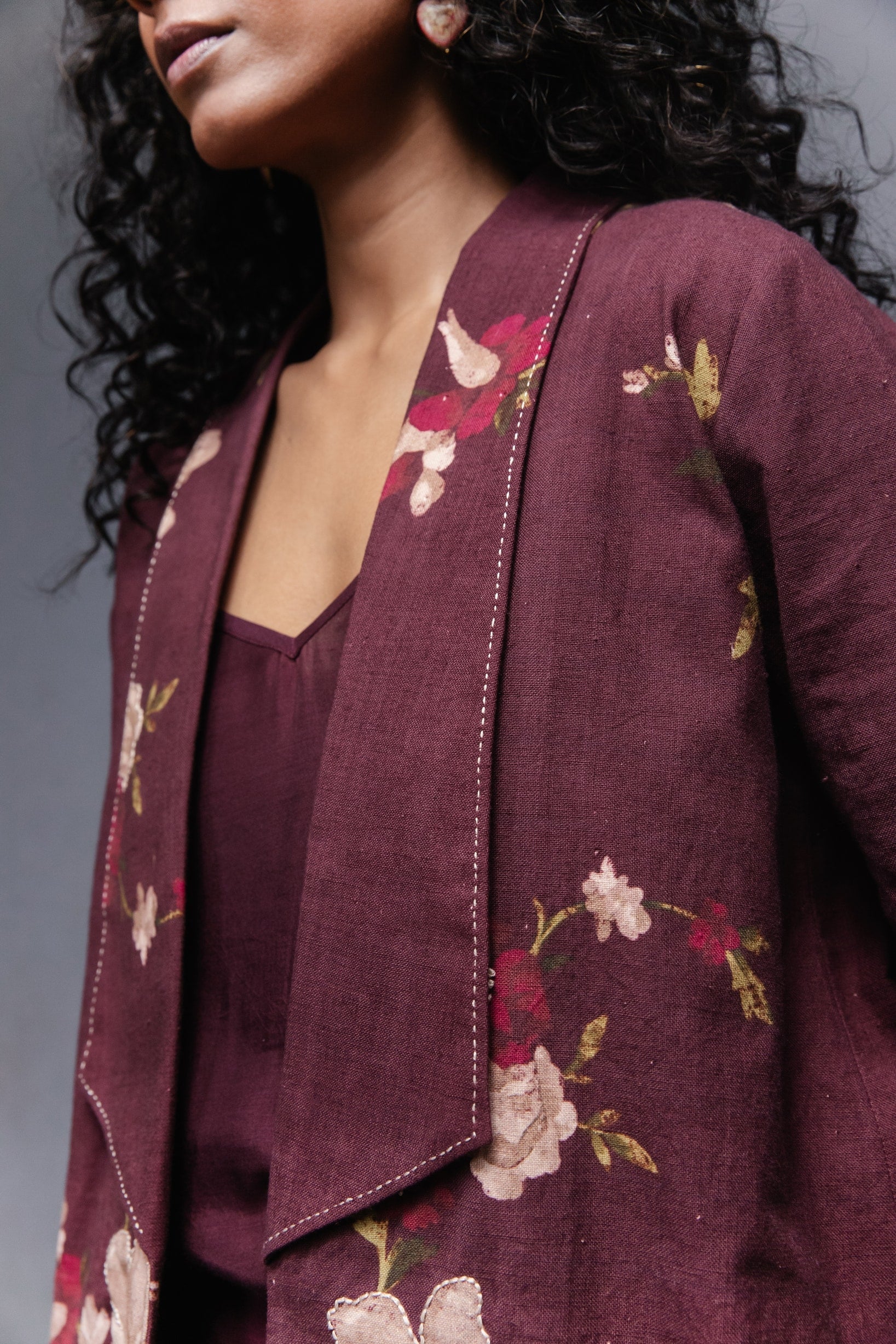 Selvage Jacket Wine - CiceroniJacketsSubbah