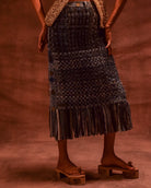 Selvedge Fringe Skirt - CiceroniSkirtsAnam Husain