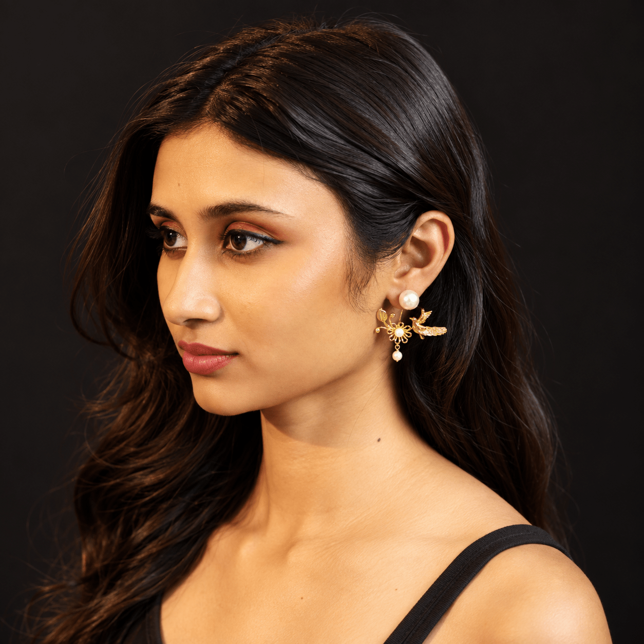 Seraphina Bloom Ear Jacket - CiceroniEarringKalon Art Jewellery