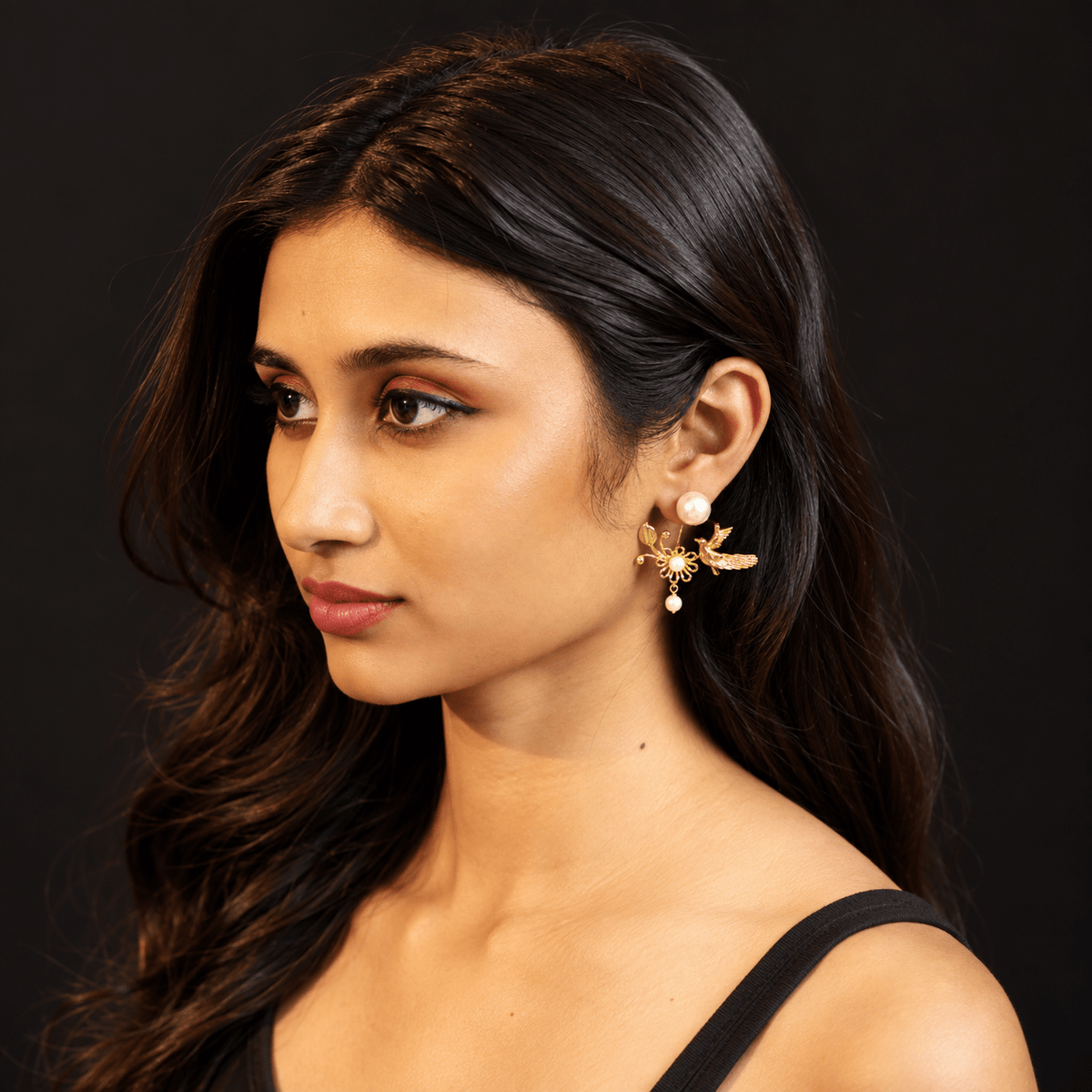 Seraphina Bloom Ear Jacket - CiceroniEarringKalon Art Jewellery