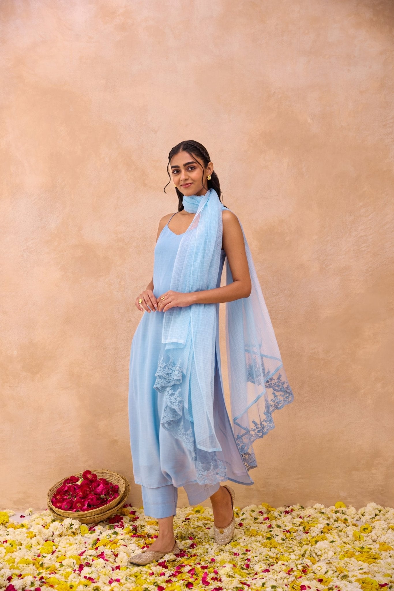 Serene Sky Kurta Set - CiceroniKurta Set, Everyday WearTaro