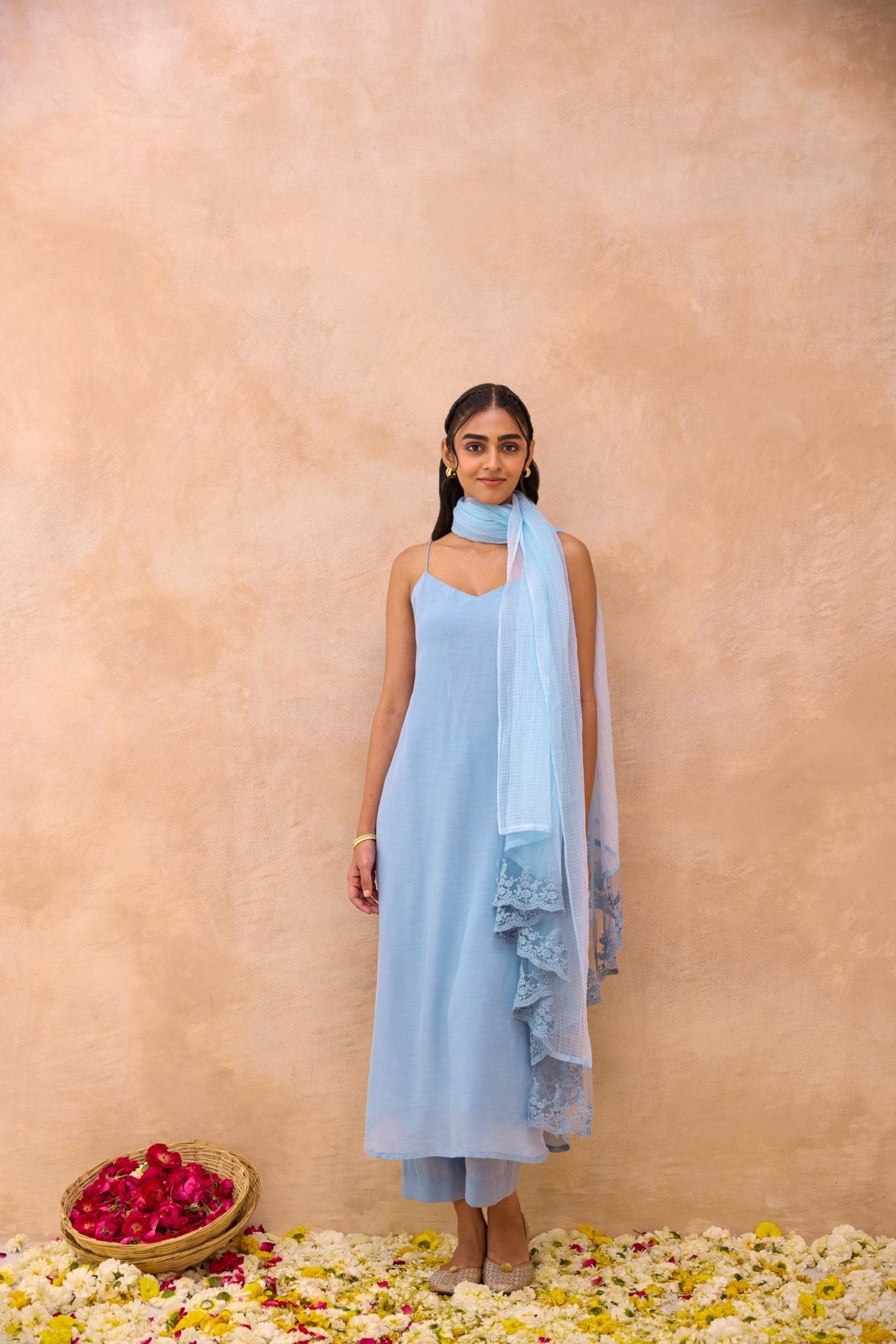 Serene Sky Kurta Set - CiceroniKurta Set, Everyday WearTaro