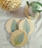 Set of Coasters - Harsringar Leaf - CiceroniCoastersAranya Earthcraft