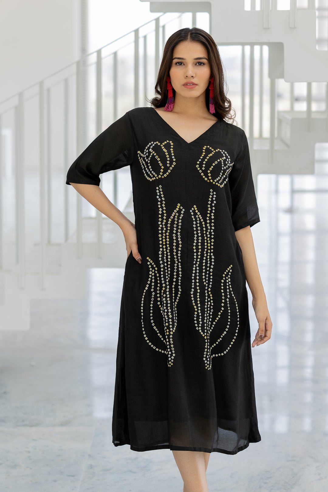 Shadow Tulips Dress - CiceroniDressesSilai Studio