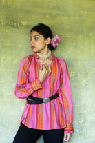 Shae Blouse - Pink - CiceroniTopShaivyaa
