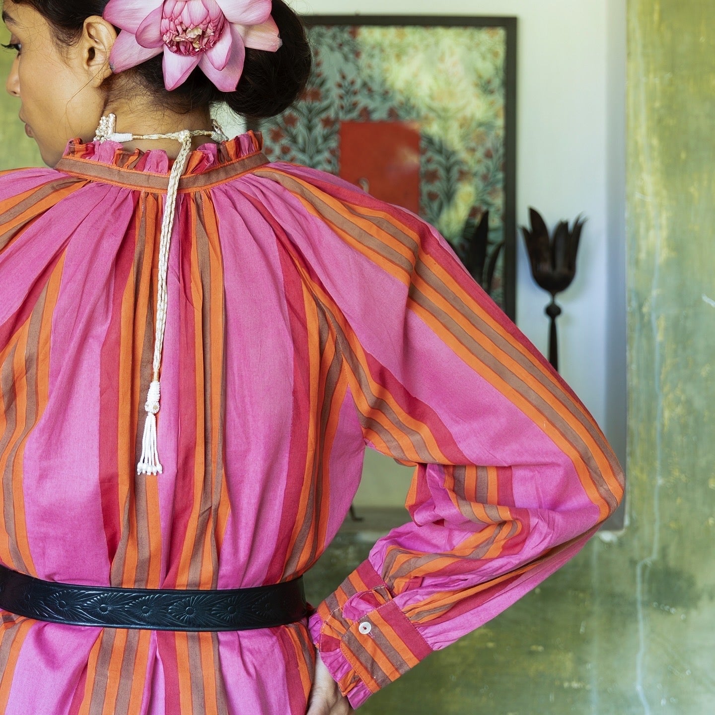 Shae Blouse - Pink - CiceroniTopShaivyaa