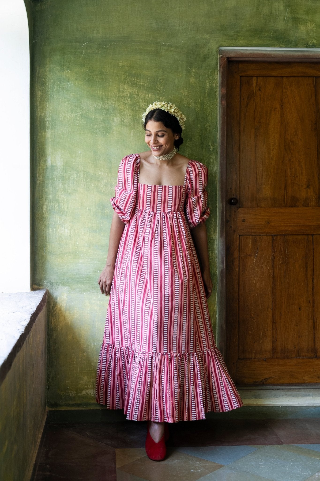 Sharon Dress - Red - CiceroniDressesShaivyaa