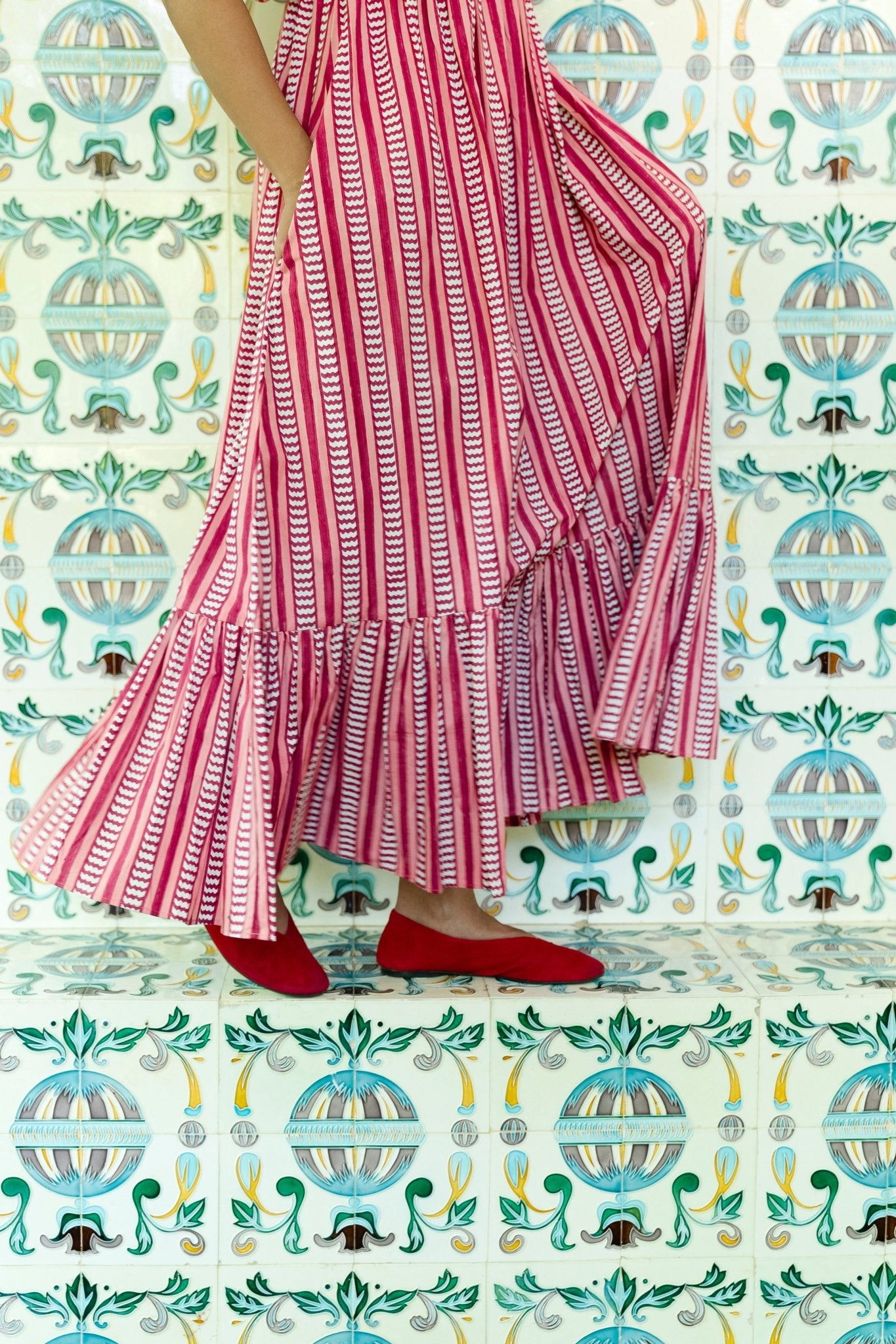 Sharon Dress - Red - CiceroniDressesShaivyaa