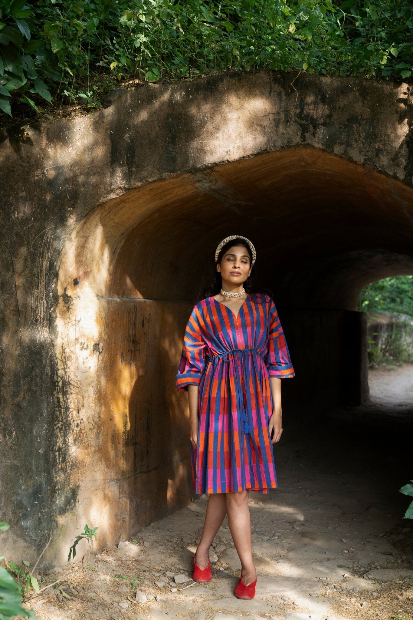 Shelly Caftan - Teal - CiceroniKaftanShaivyaa