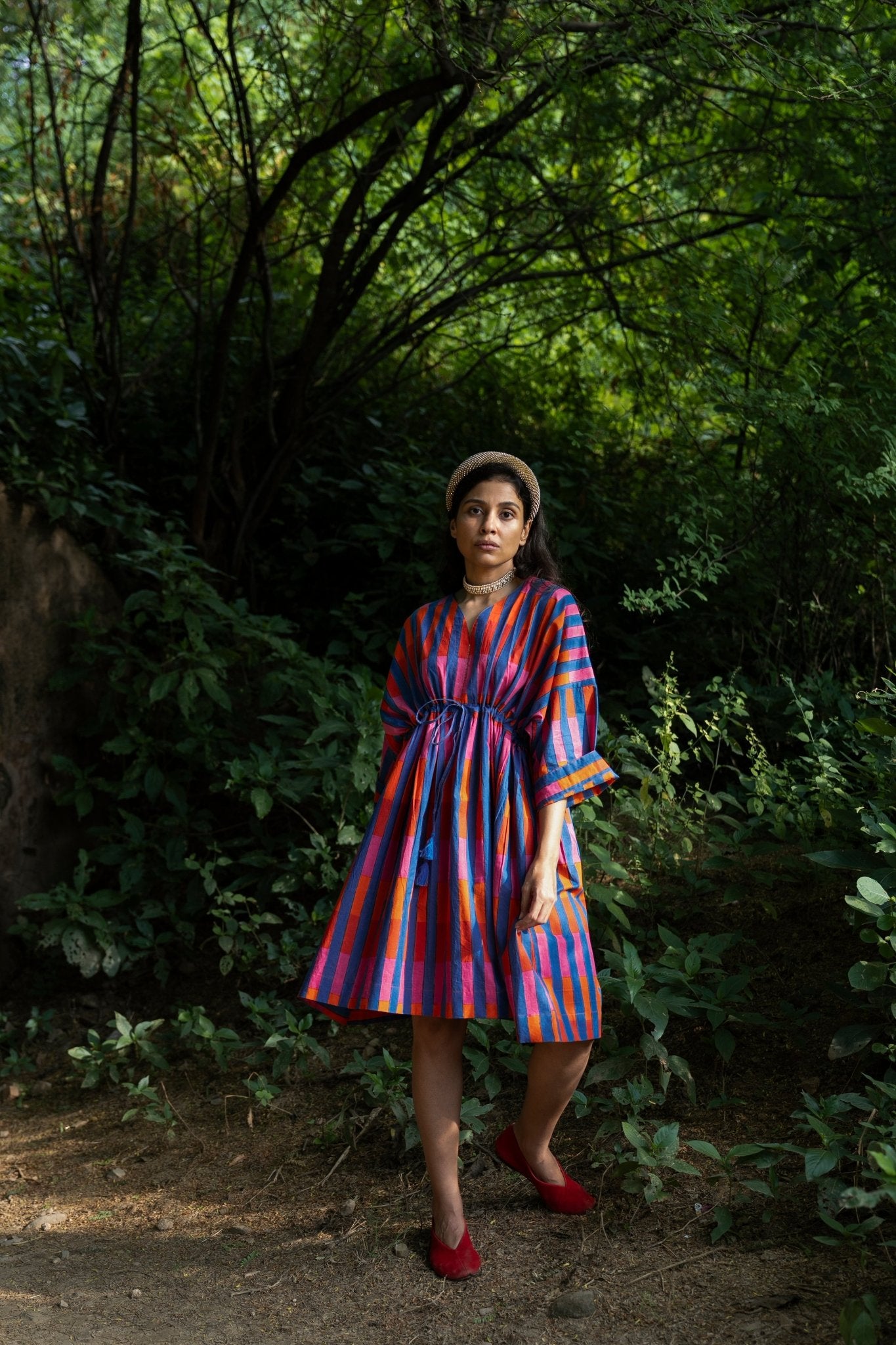 Shelly Caftan - Teal - CiceroniKaftanShaivyaa