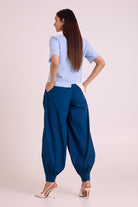 Shelly - Panelled Blues Top & Pant Set - CiceroniCo-ord SetMadder Much
