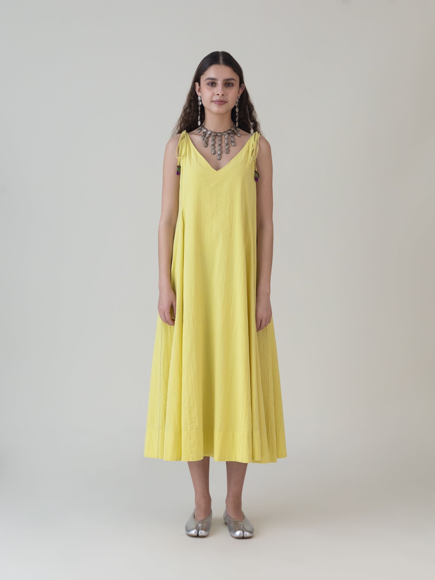 Shimun Lime Dress - CiceroniDressesShades of India