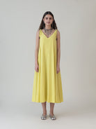 Shimun Lime Dress - CiceroniDressesShades of India