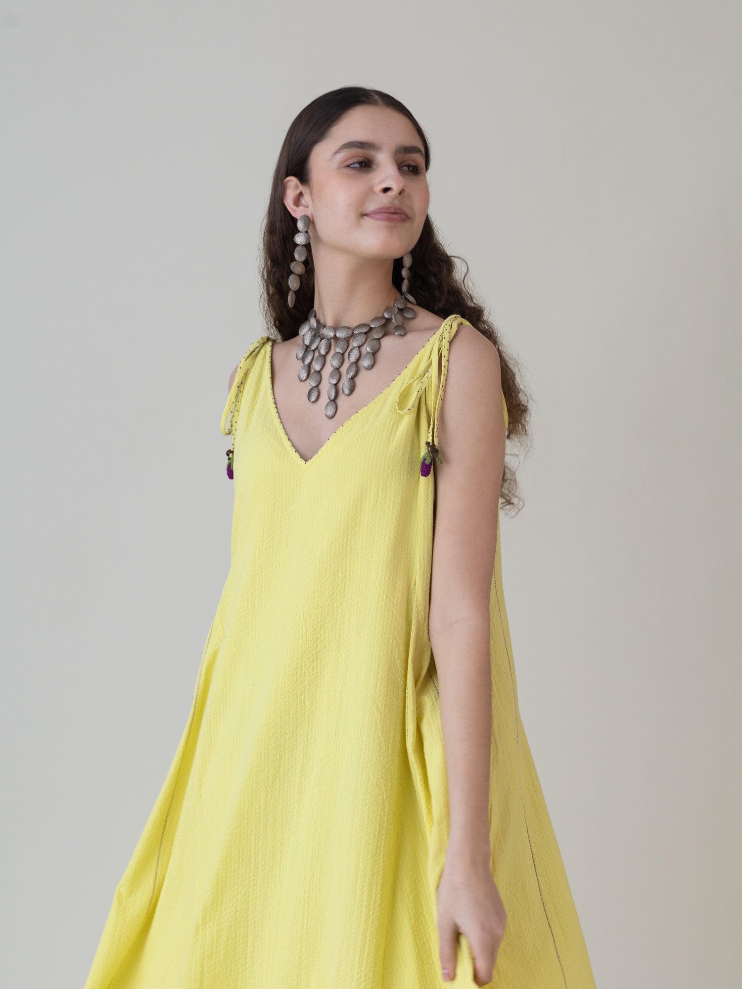 Shimun Lime Dress - CiceroniDressesShades of India