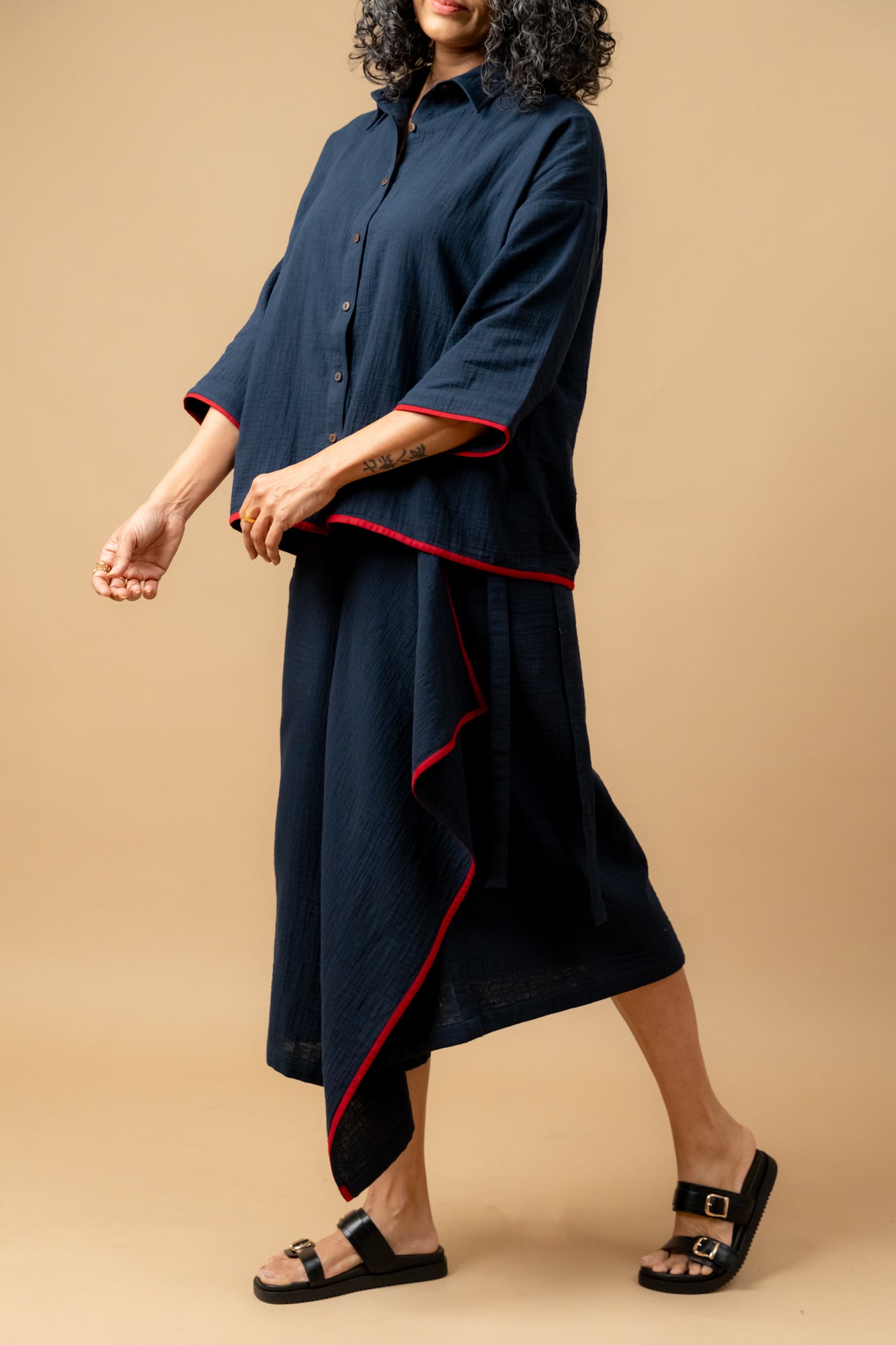 Shirin Blue Set - CiceroniSkirt SetDoodlage