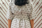 Shirt Dress in AC Jaal White - CiceroniDressesNikyta's Workroom