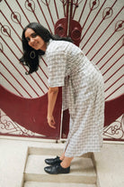 Shirt Dress in AC Jaal White - CiceroniDressesNikyta's Workroom