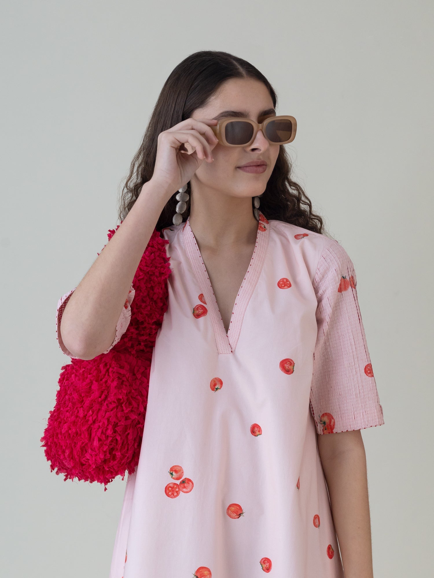 Shizuku Pink Dress - CiceroniDressesShades of India