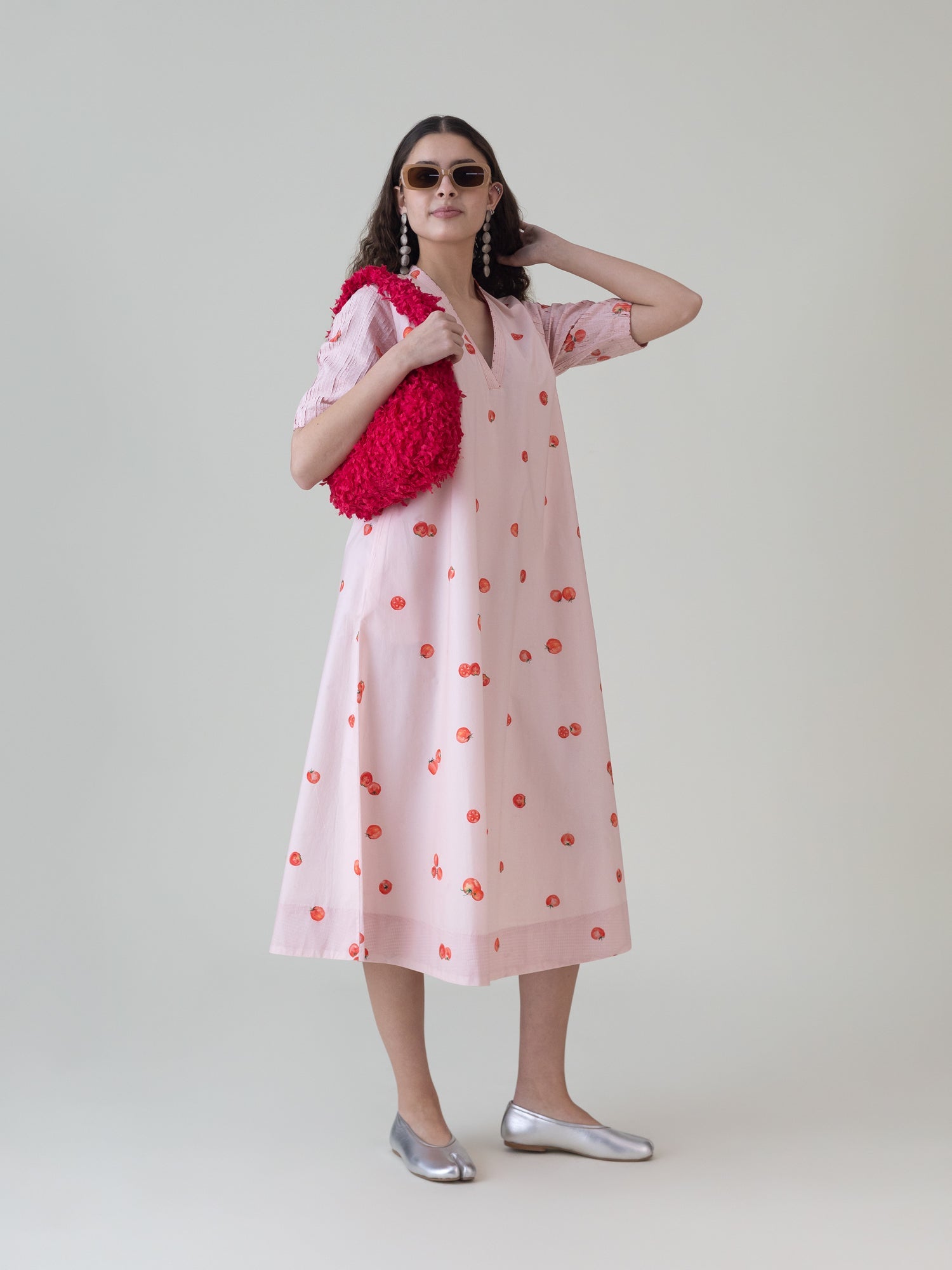 Shizuku Pink Dress - CiceroniDressesShades of India