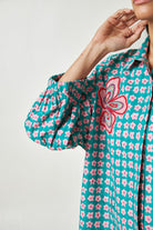 Shoreline Block Printed Dress - CiceroniDressPants and Pajamas