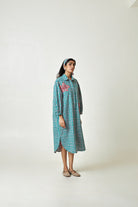 Shoreline Block Printed Dress - CiceroniDressPants and Pajamas
