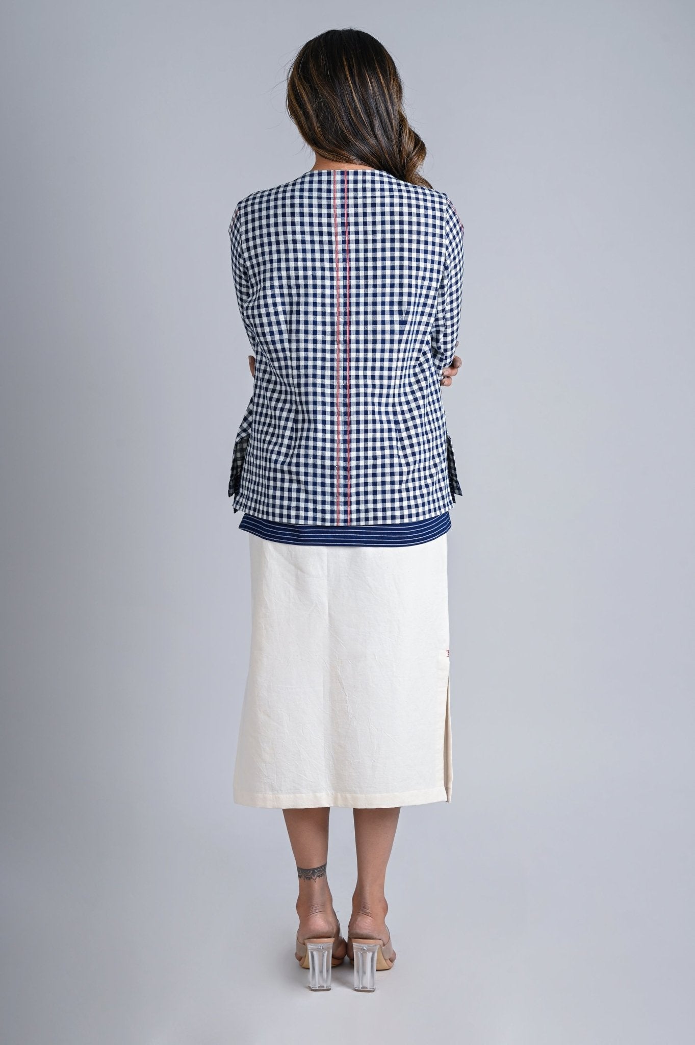 Short Fold Up Sleeve Jacket - CiceroniJacketsRang by Rajvi