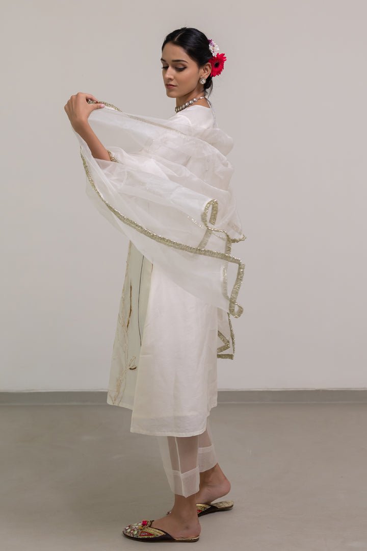 Shwetara Kurta Set with Dupatta - CiceroniKurta Set, Festive WearSilai Studio