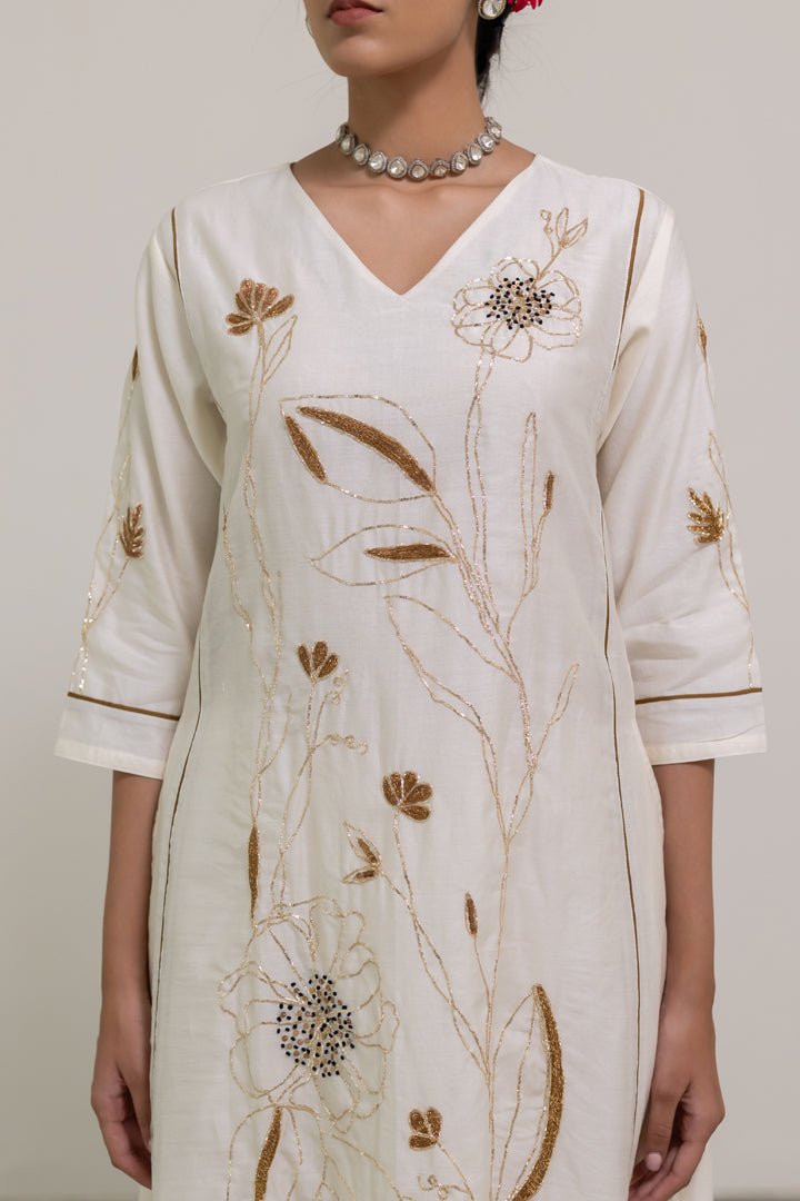 Shwetara Kurta Set with Dupatta - CiceroniKurta Set, Festive WearSilai Studio