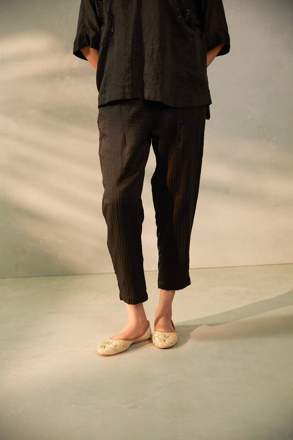 Shyaam Sitara Embroidered Co-ord Set- Set of 2 - CiceroniCo-ord SetPants and Pajamas