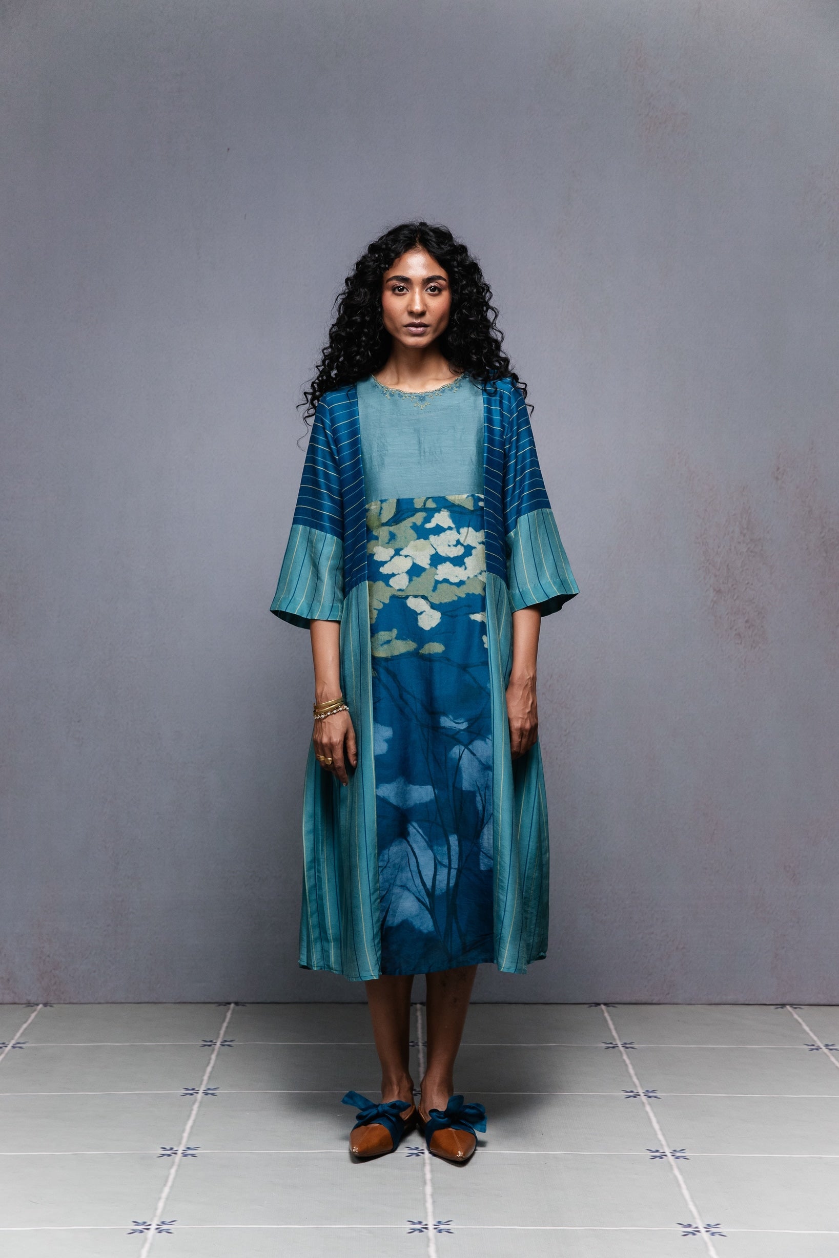 Sia Dress in Blue - CiceroniDressesSubbah