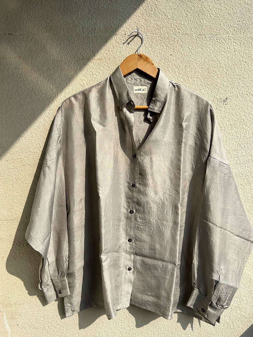 Silk Oversized Shirt - CiceroniWomen Shirtswith N.