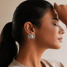 Silver Crab Studs - CiceroniEarringUnbent