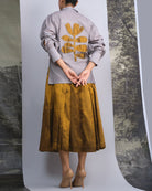 Silver & Gold Chanderi Co - ord Set - CiceroniSkirt SetOtouto