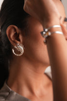 Silver Scorpion Studs - CiceroniEarringUnbent