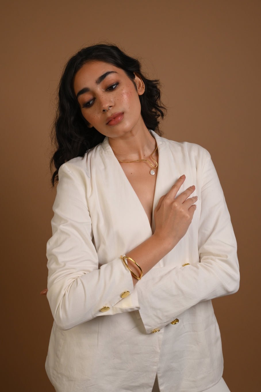 Skew Pearl Neckpiece - CiceroniNeckpieceAimra'a