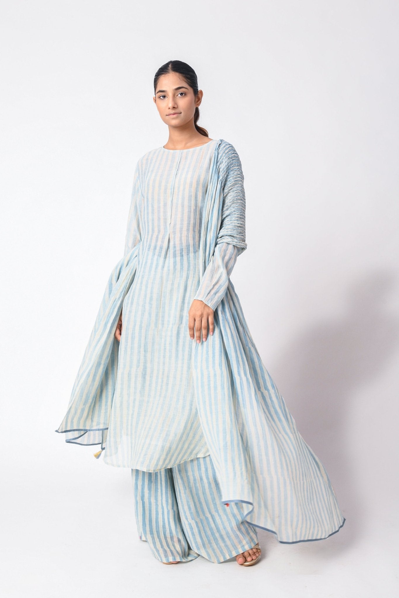 Sky Dupatta Set - CiceroniKurta SetJayati Goenka