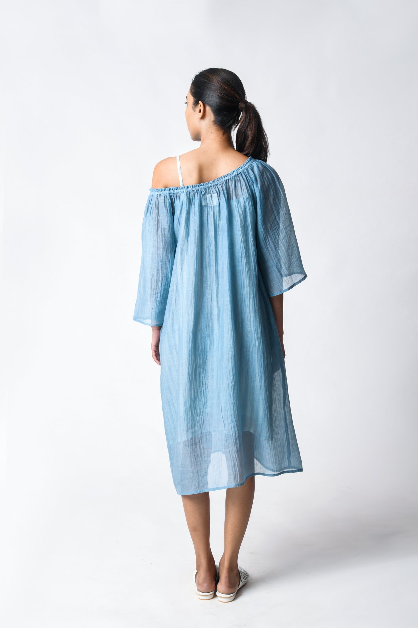 Sky Off - shoulder Dress - CiceroniDressesJayati Goenka