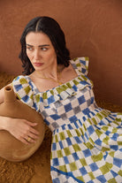 Sky Sketch Dress - CiceroniDressesTaro