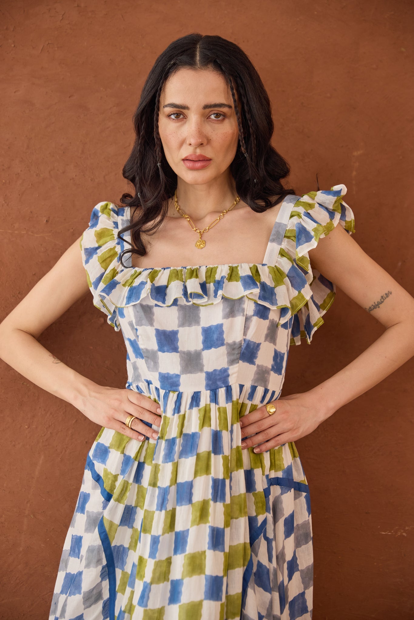 Sky Sketch Dress - CiceroniDressesTaro