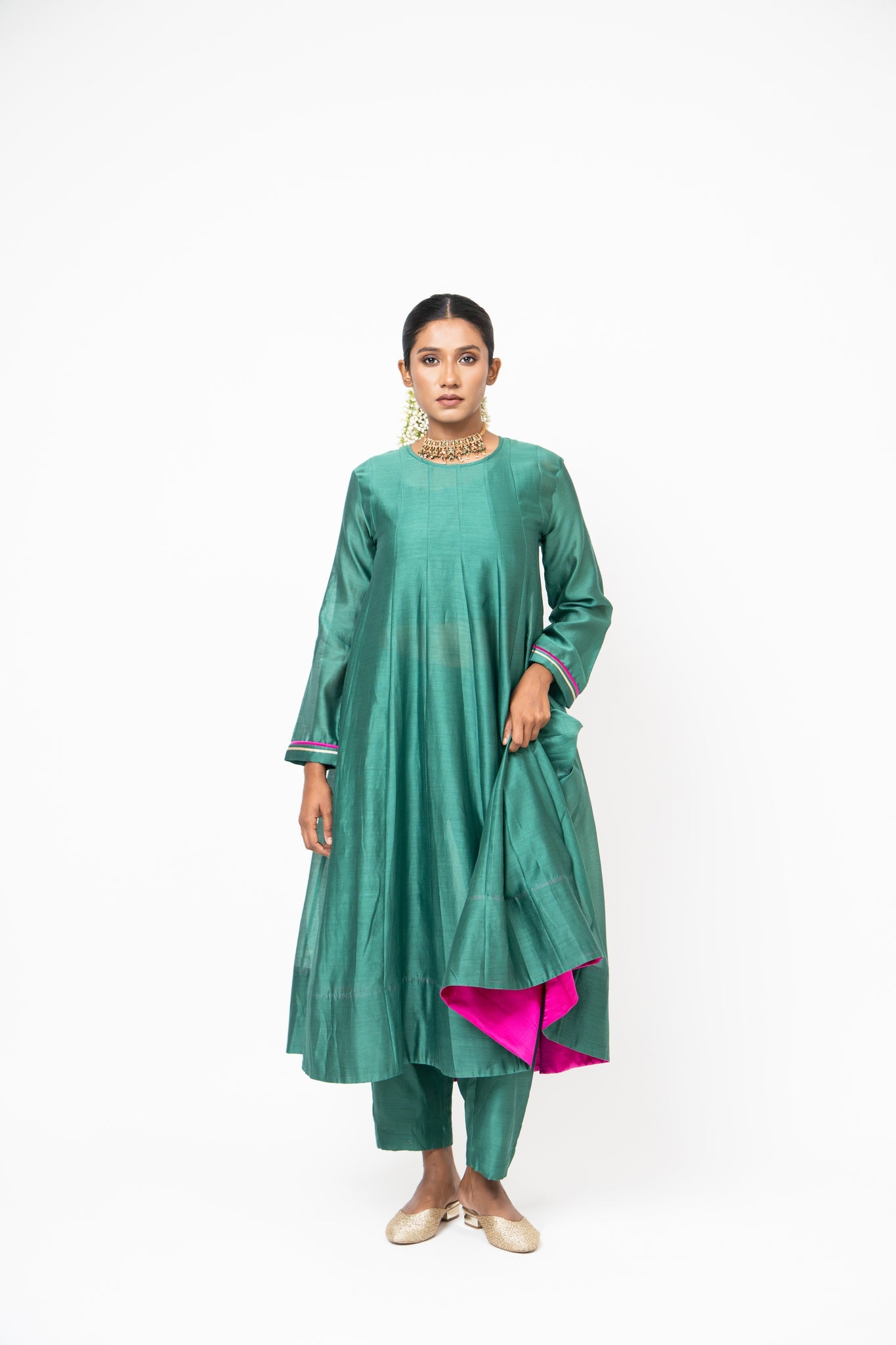 Sky & Water Set - CiceroniKurta Set, Festive WearKajal Agarwal